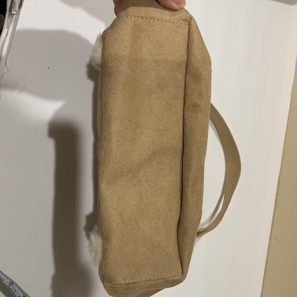 Faux Suede / Faux Fur bag - Picture 3 of 11